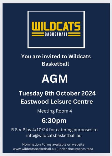 Annual General Meeting - Wildcats Basketball